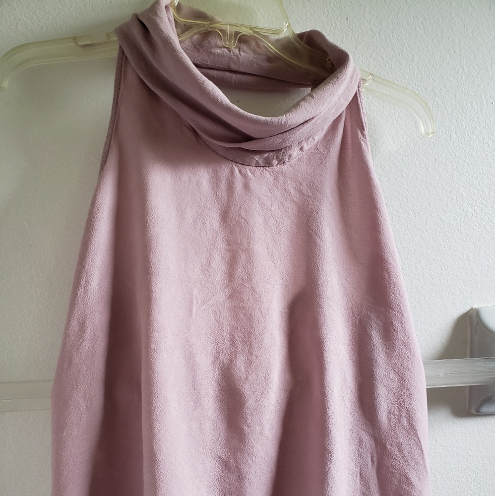 ANTHROPOLOGIE FREE PEOPLE Mauve Cowl neck tank